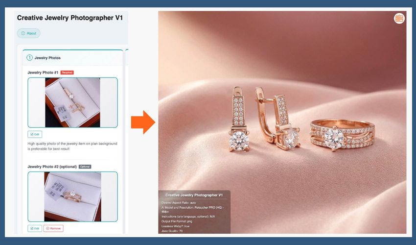 Combine Multiple Jewelry Pieces in One Professional Photo